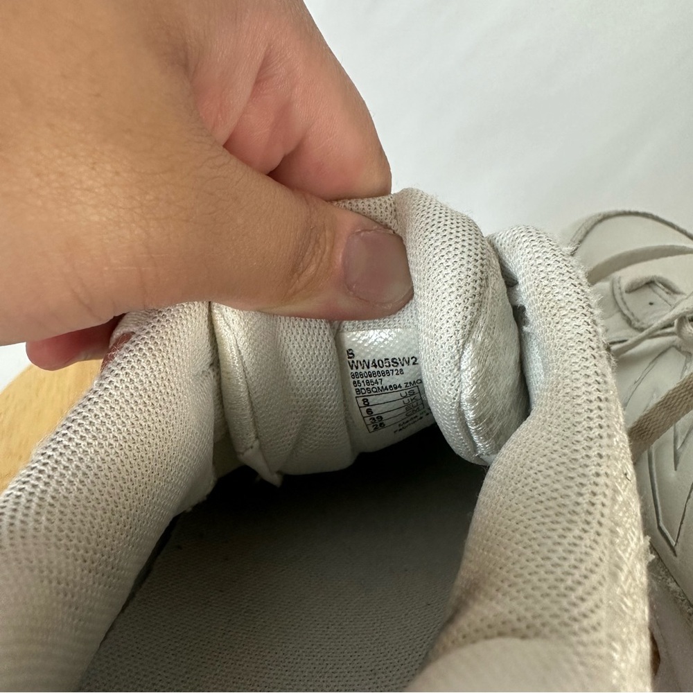 New Balance White Sneakers - Picture 6 of 6
